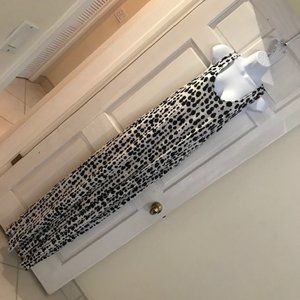 Cool B/W Racer Back Maxi Dress